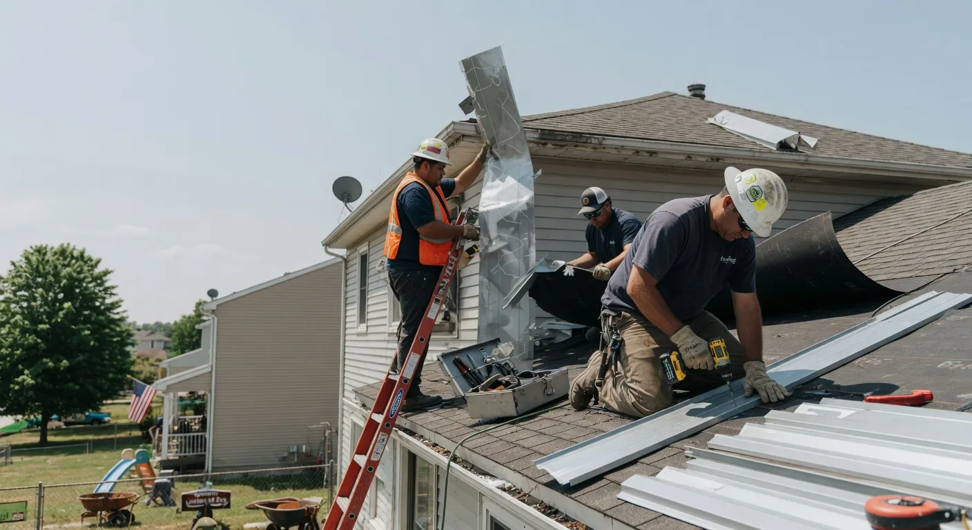 Storm Damage Metal Roof Repair in Kettle Island, KY